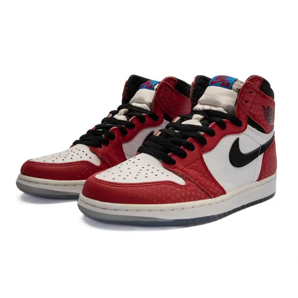 Air Jordan 1 Retro High Historia del origen del Hombre Araña