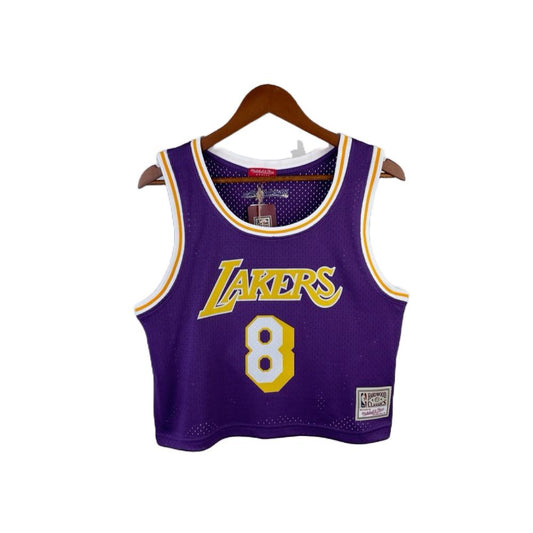 Jersey Cropped NBA Mitchell & Ness Lakers 8 Bryant