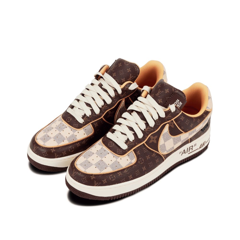 Nike Air Force 1 Low x Louis Vuitton Monograma Marrón