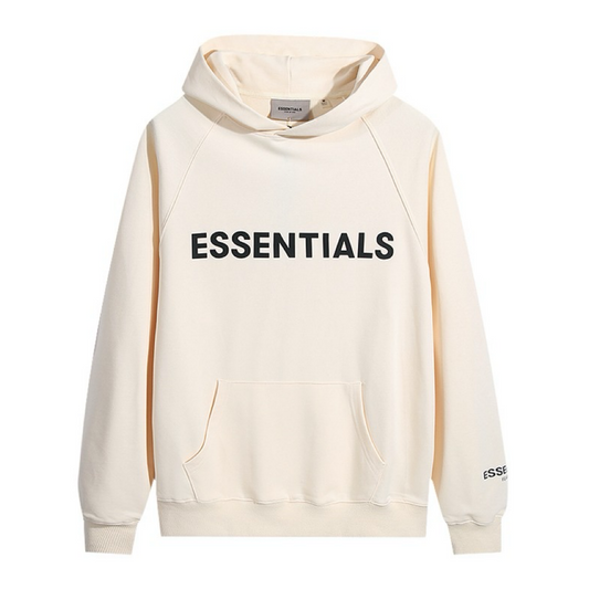 Essentials Fear Of God Beige Hooded Sweatshirt