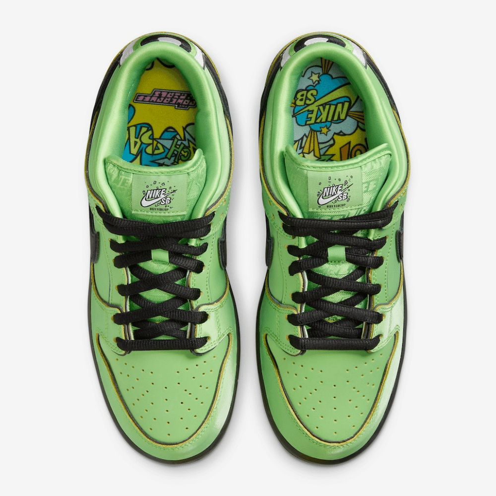 Nike Dunk Low SB Las Chicas Superpoderosas Buttercup