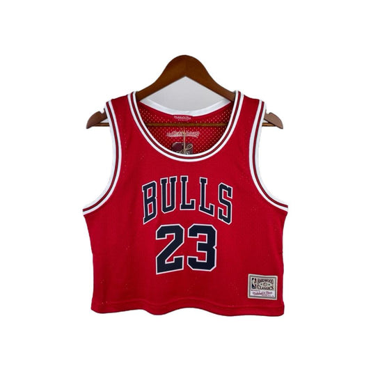 Jersey Cropped NBA Mitchell & Ness Chicago Bulls 23 Jordan