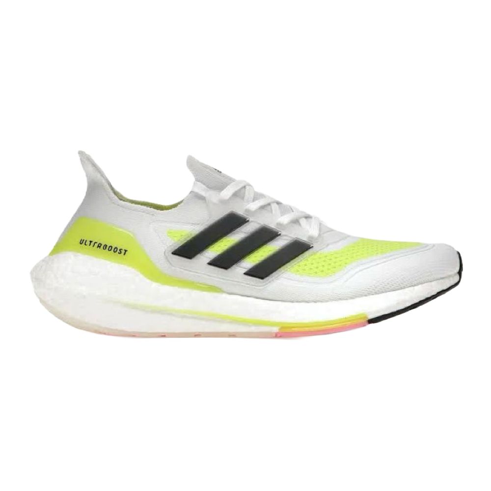 Adidas Ultraboost 21 Solar Yellow White - Hype Franco Store