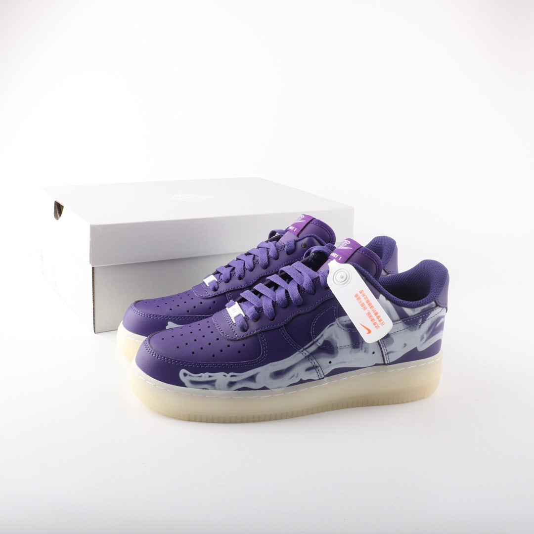 Nike Air Force 1 Low Skeleton Purple