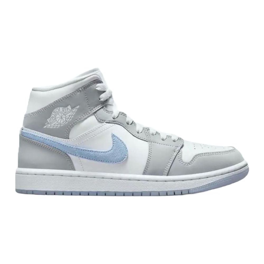 Air Jordan 1 Retro Mid Wolf Aluminio