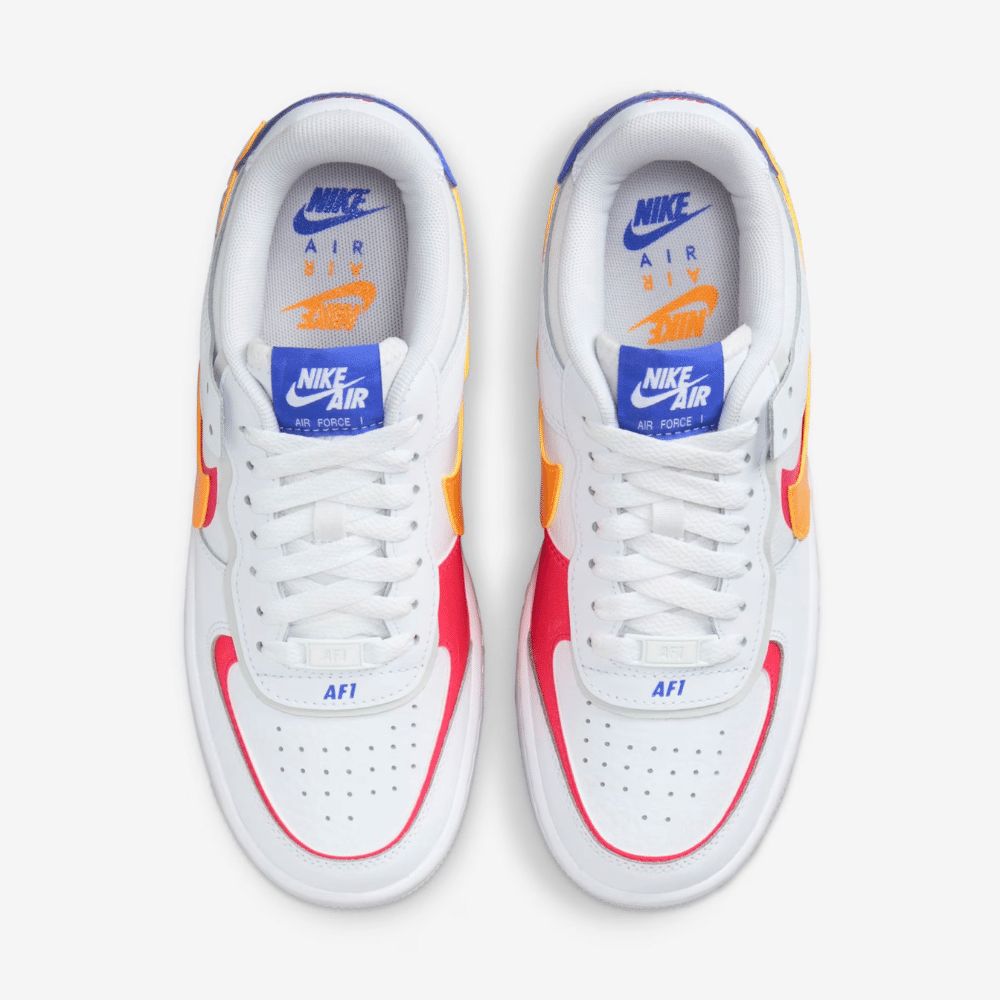 Nike Air Force 1 Shadow Blanco Reloj de sol Sirena Rojo