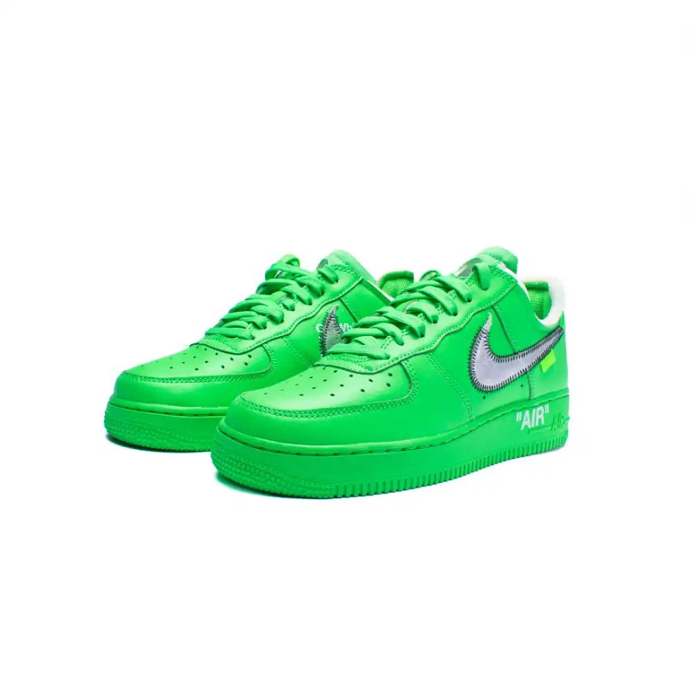 Nike Air Force 1 Low x Off-White University Gold Mettalic Green