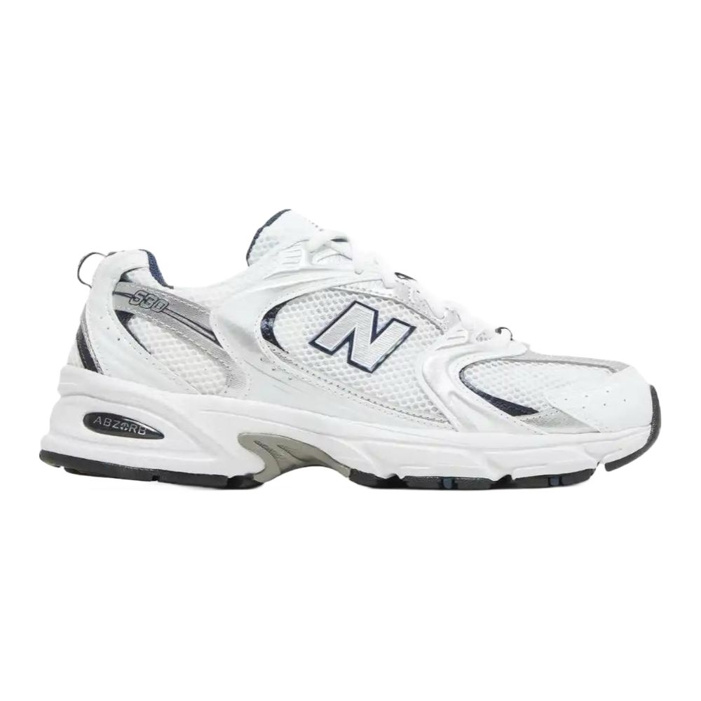 New Balance 530 White Silver Navy