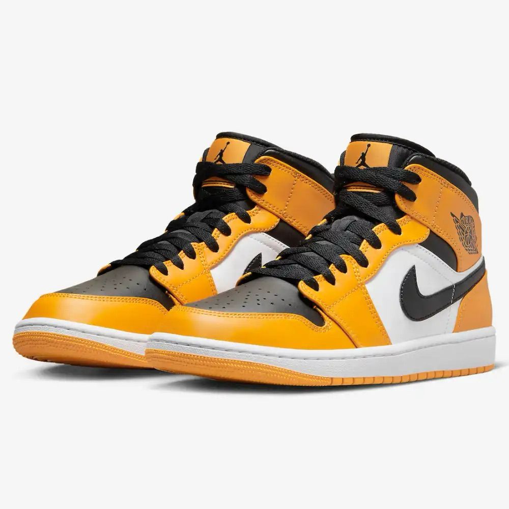 Air Jordan 1 Retro Medio Amarillo Negro