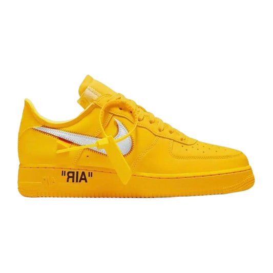 Nike Air Force 1 Low x Off-White University Gold Mettalic Silver