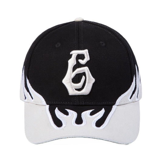 Yeezy Black White Flame Cap