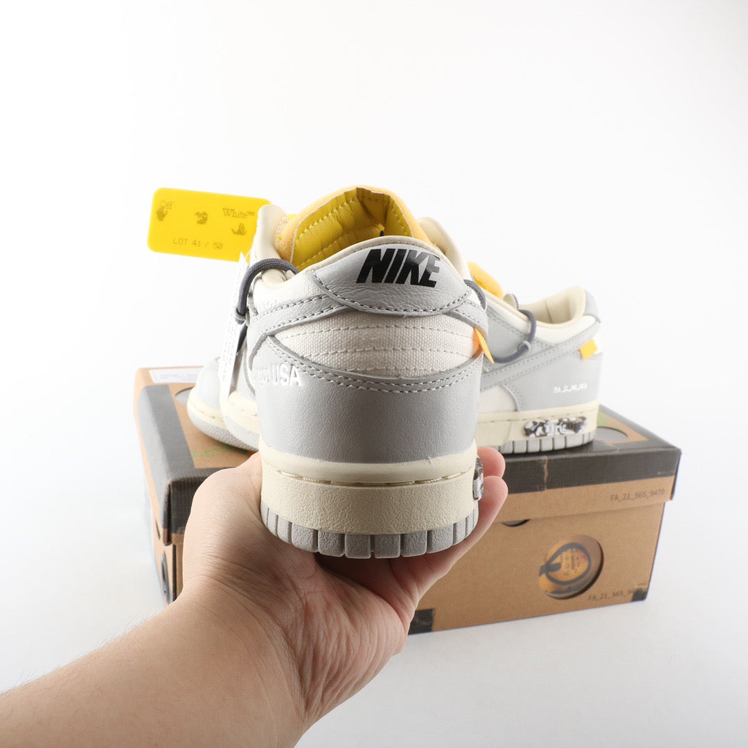 Nike Dunk Low x Off-White Lot 41:50