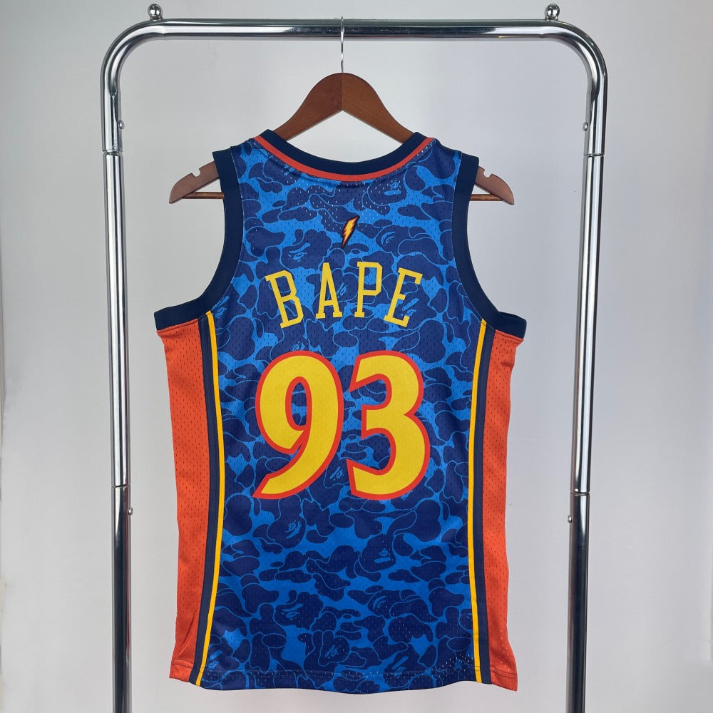 Camiseta NBA x Bape Golden State Warriors 93