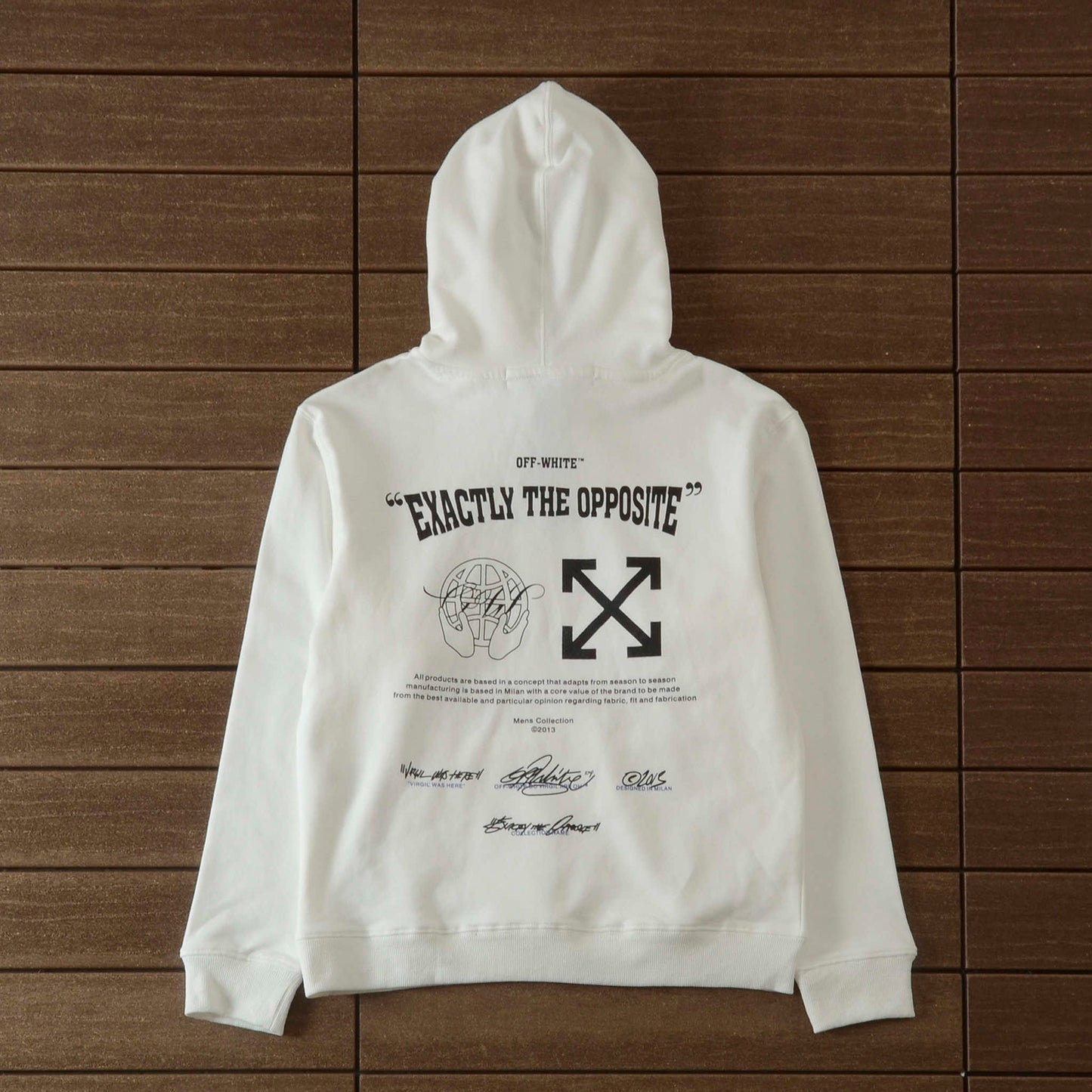 Off-White White Hooded Sweatshirt