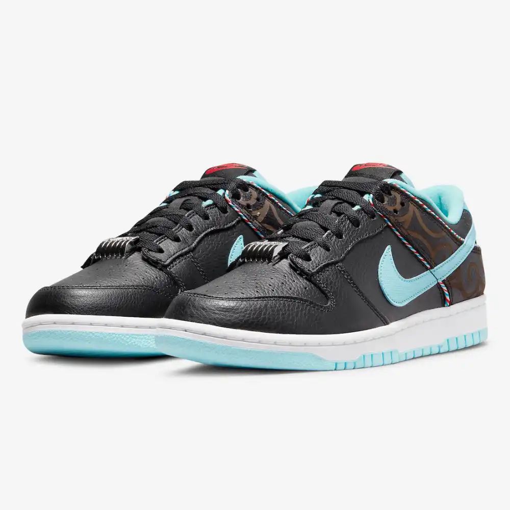 Nike Dunk Low Barber Shop Black