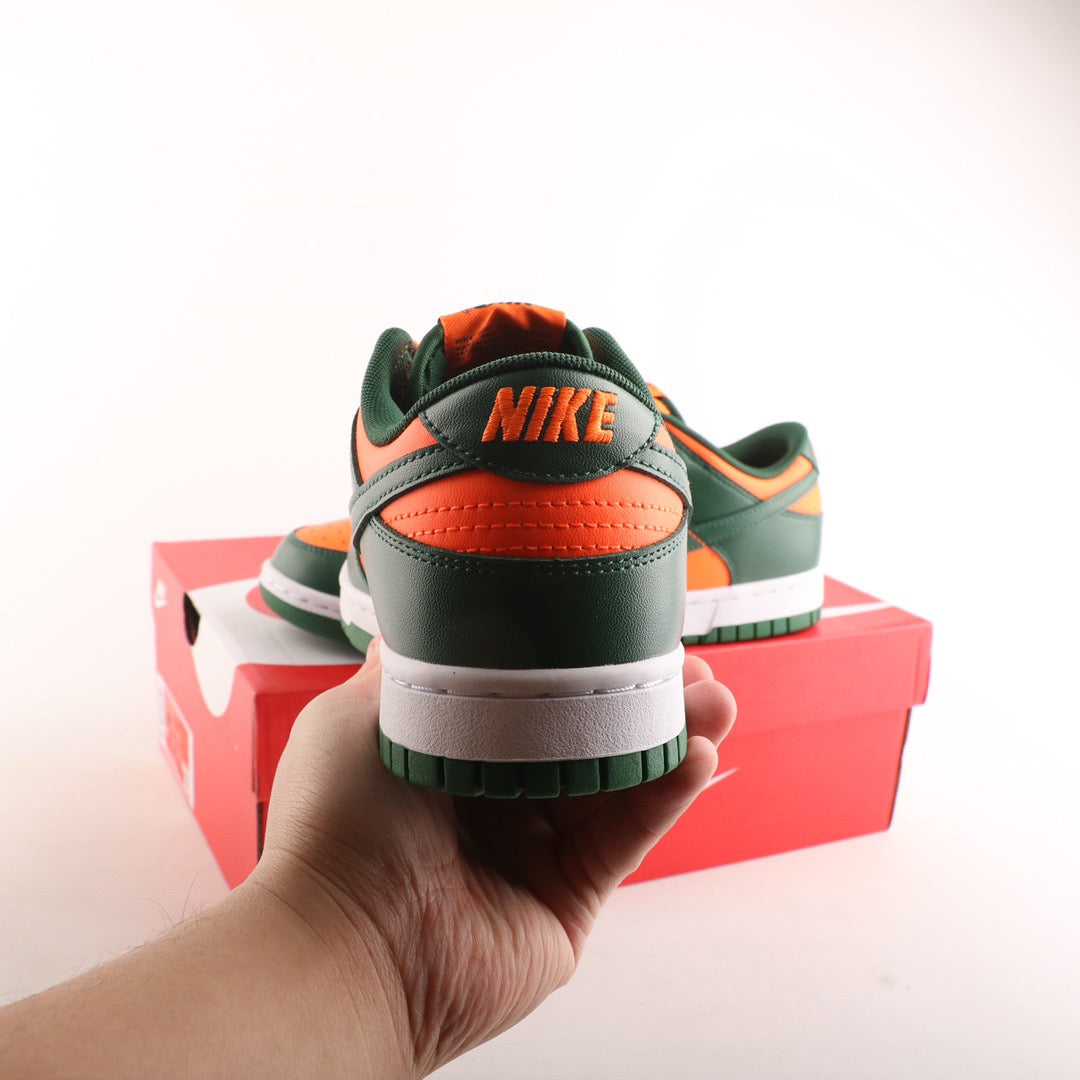 Nike Dunk Low Gorge Verde Y Naranja Total