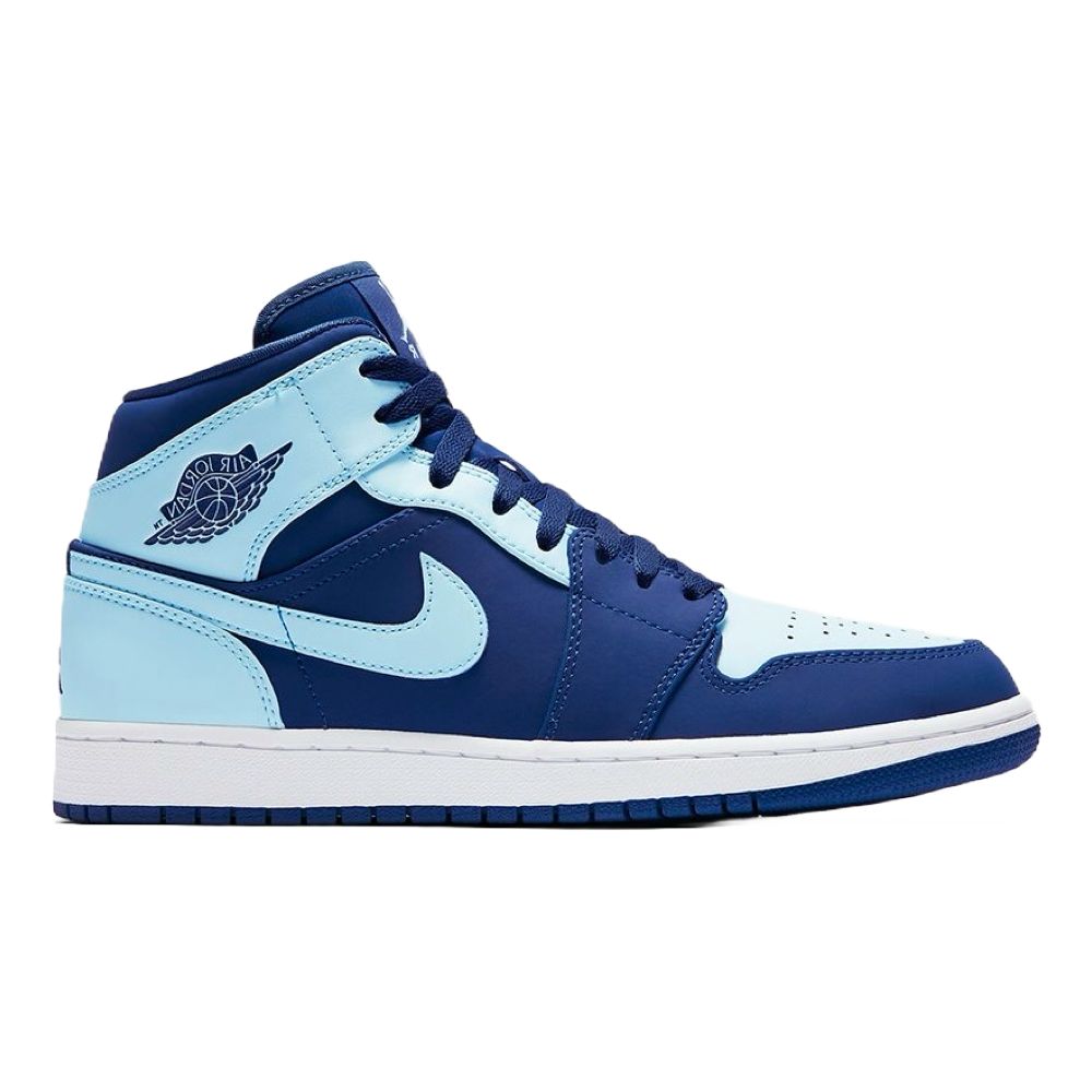 Air Jordan 1 Retro Mid Team Royal Ice Blue