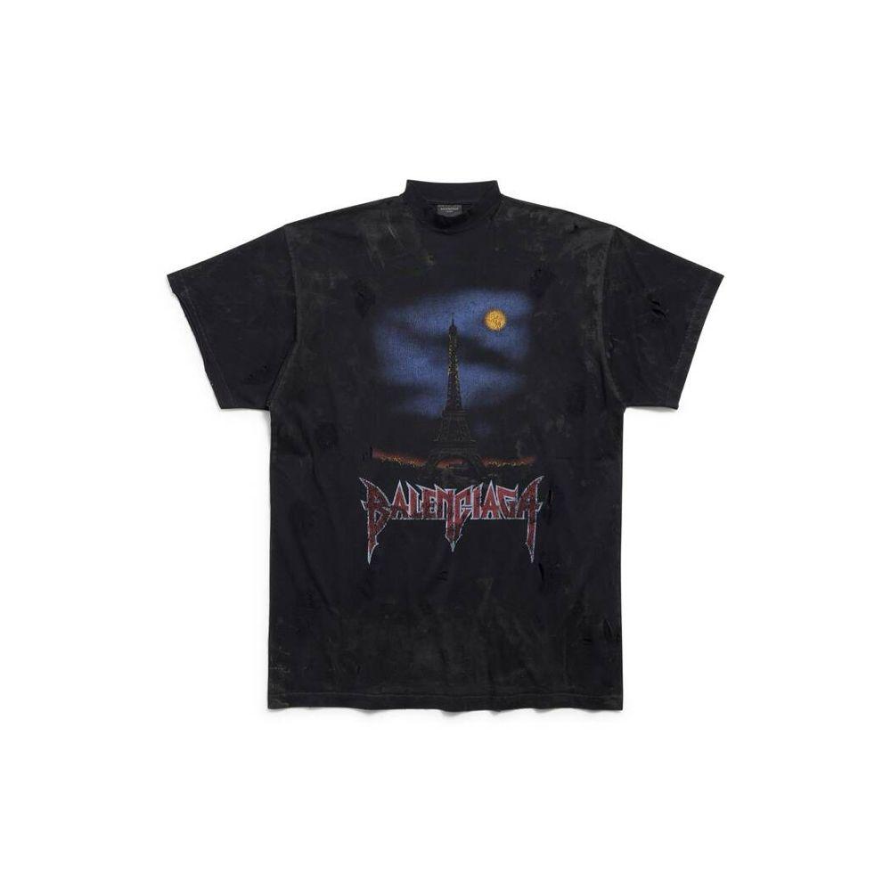 Camiseta Balenciaga Paris Moon Oversized - Hype Franco Store