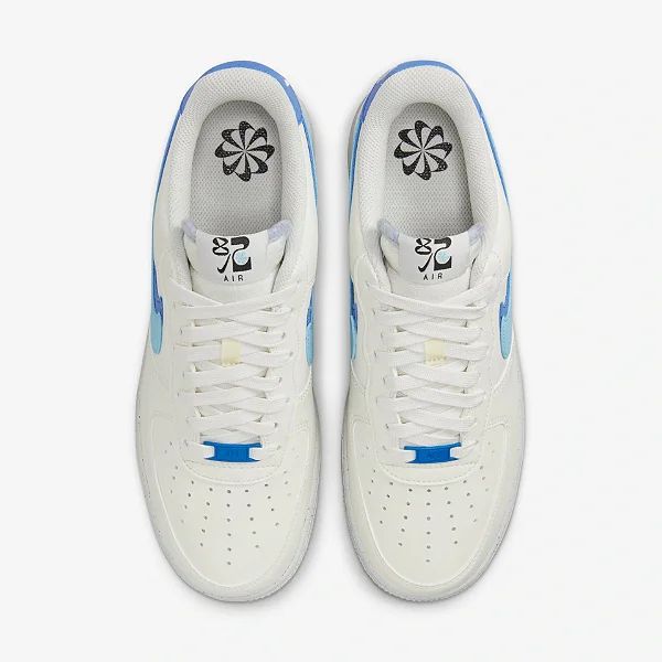 Nike Air Force 1 Low Double Swoosh White Medium Blue