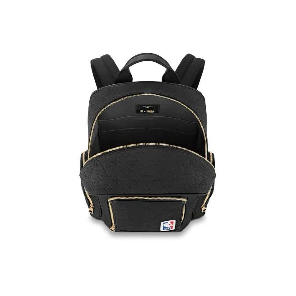 Mochila Louis Vuitton X NBA Black Couro Genuíno - Hype Franco Store