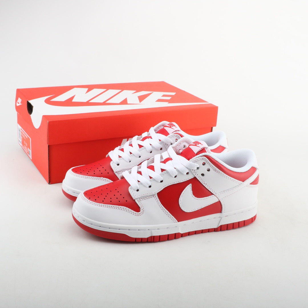 Nike Dunk Low White University Red