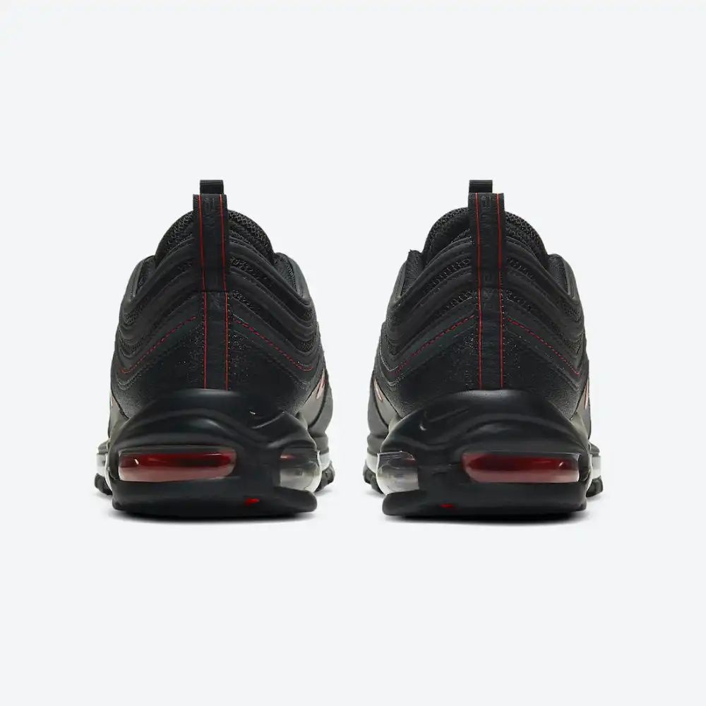 Nike Air Max 97 Black And University Red