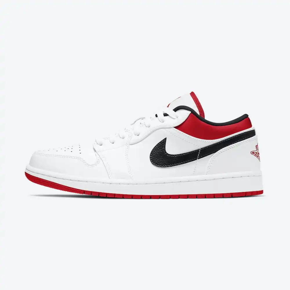 Air Jordan 1 Low White Gym Red