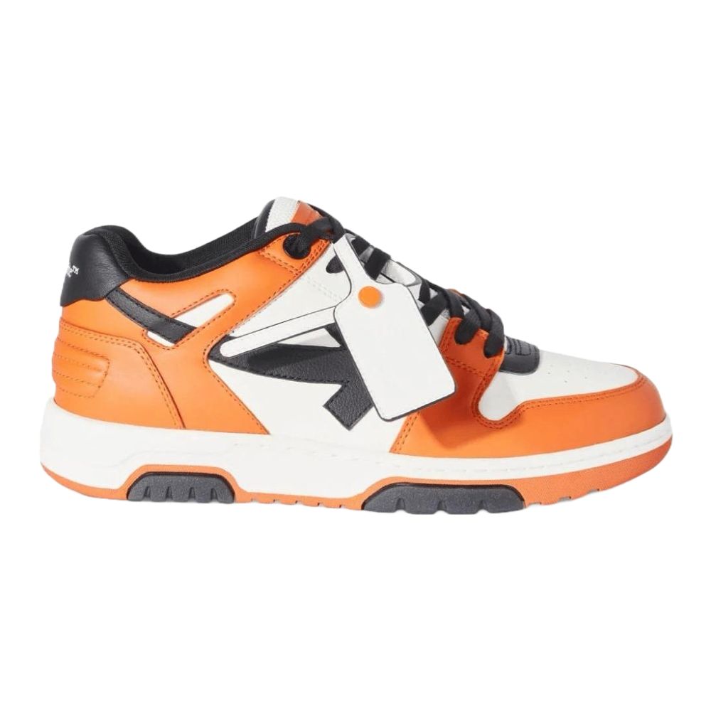 Off-White Out Of Office Bajos Piel Naranja Negro