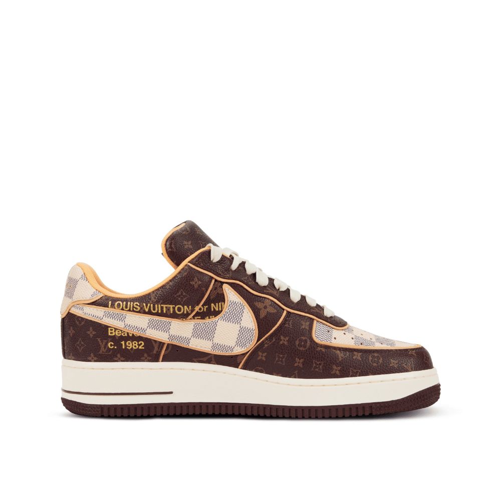 Nike Air Force 1 Low x Louis Vuitton Monograma Marrón