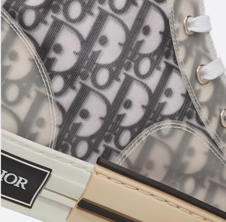 Tênis Dior B23 High Top Logo Oblique