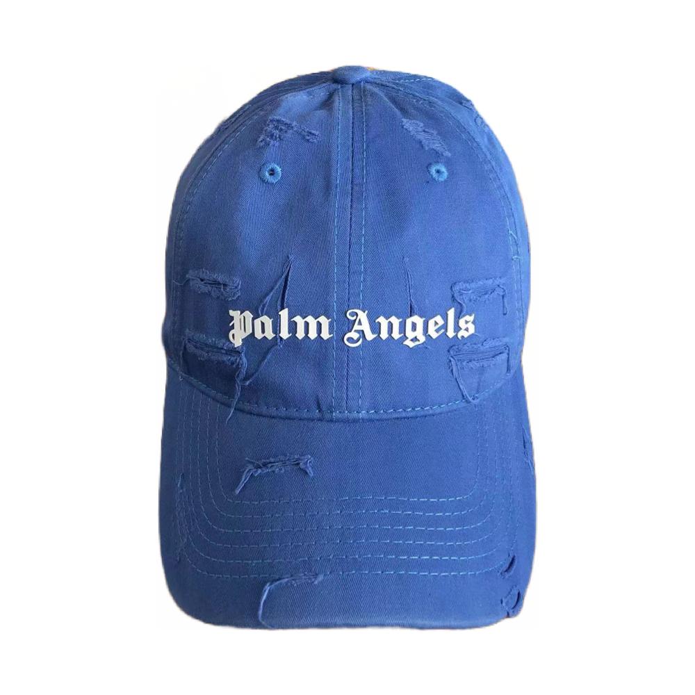 Boné Palm Angels Destroyed Blue