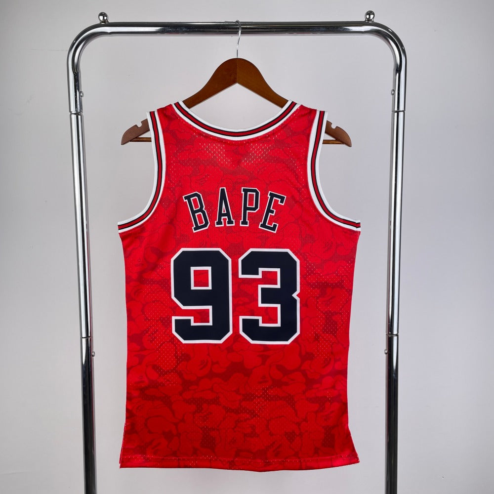 Camiseta NBA x Bape Chicago Bulls 93