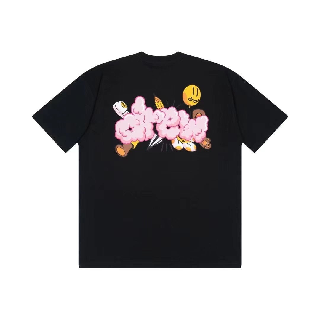 Drew House Black T-Shirt