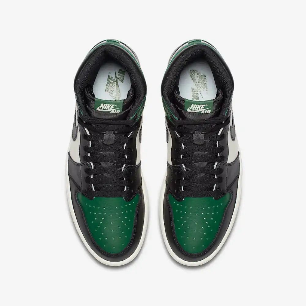 Air Jordan 1 Retro Alto Pino Verde Blanco