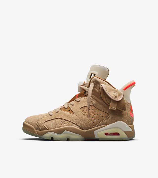 Air Jordan 6 Retro x Travis Scott Caqui británico