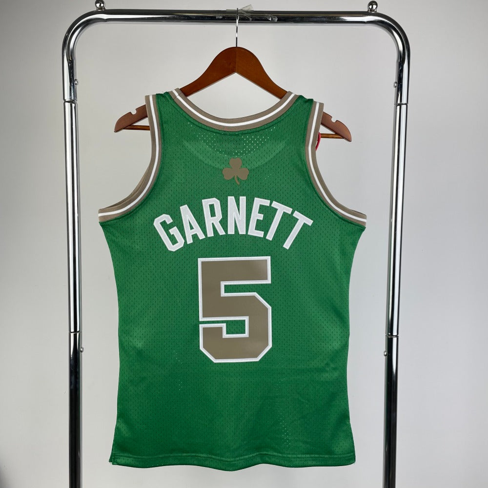 Jersey NBA Mitchell & Ness Celtics 5 Garnett