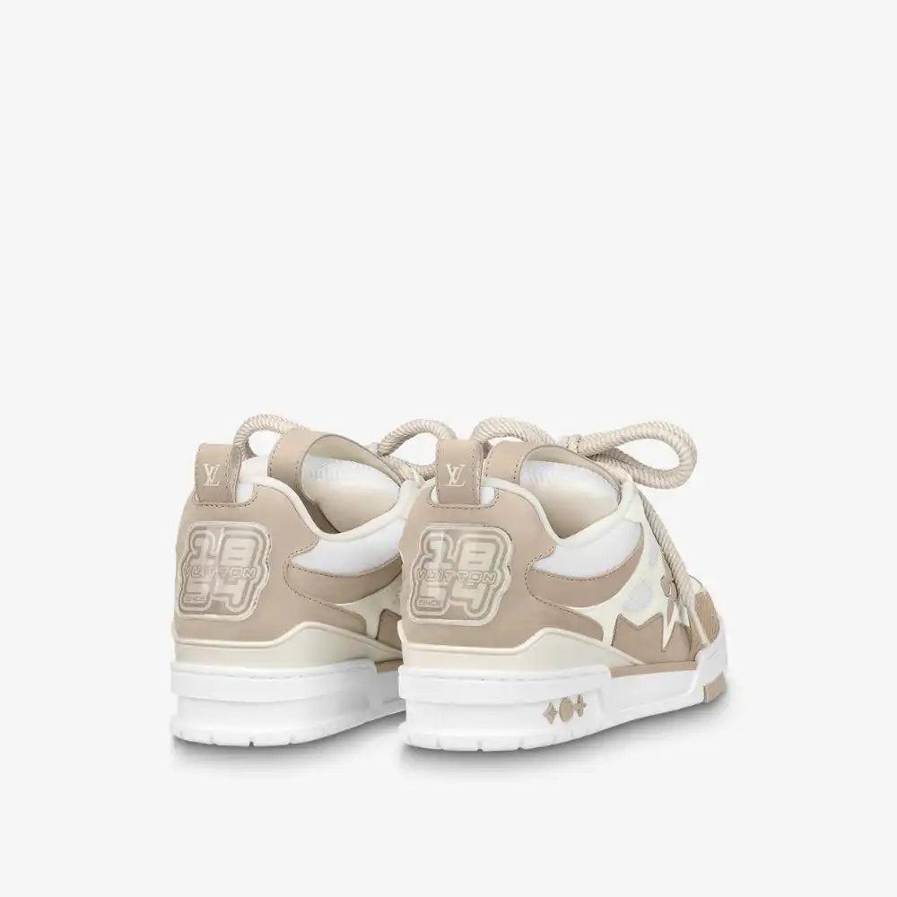 Louis Vuitton Skate Sneaker Beige White