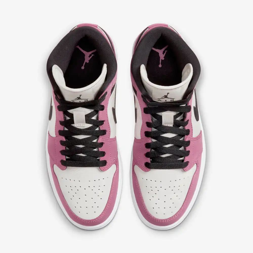 Air Jordan 1 Retro Mid Berry Pink Light Mulberry