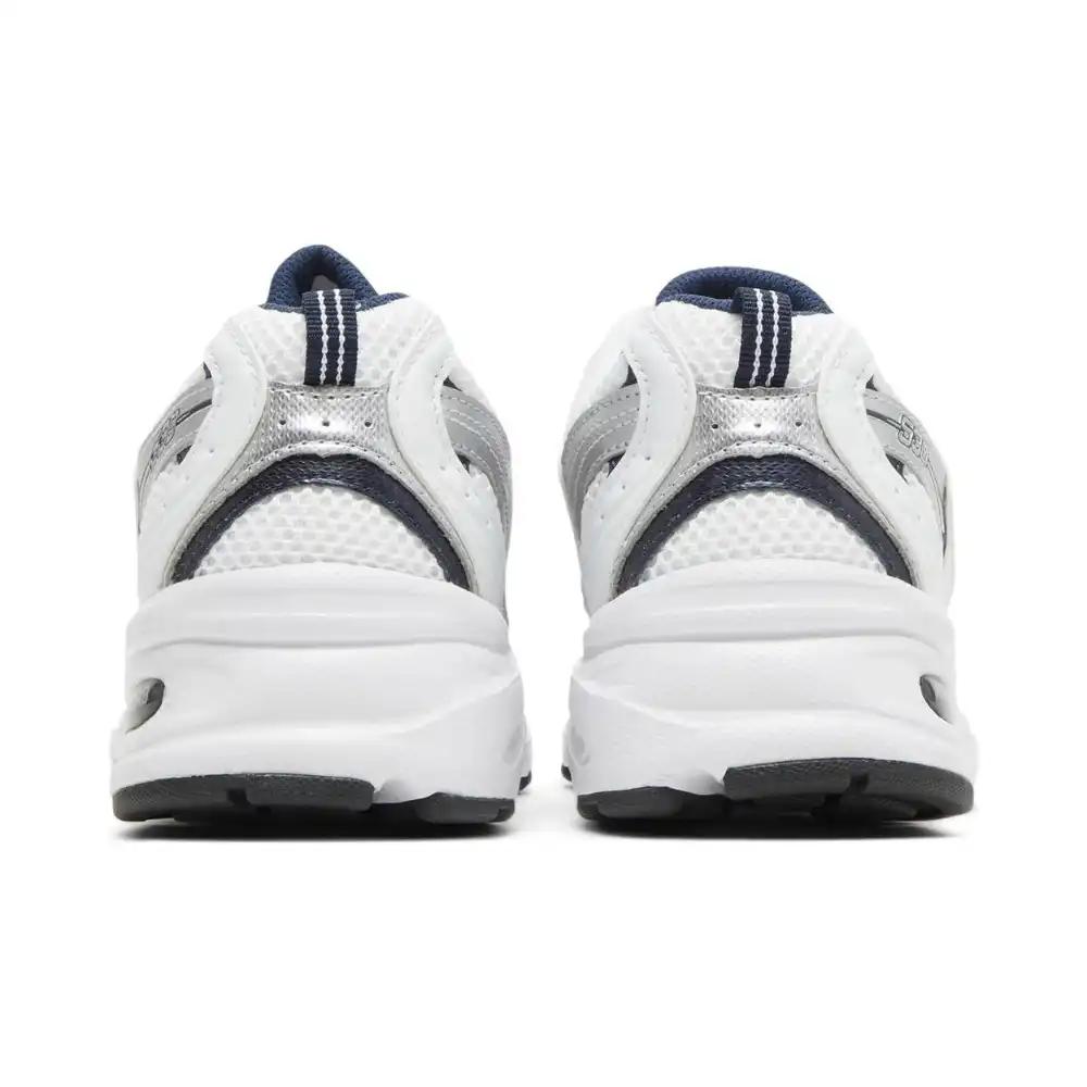 New Balance 530 White Silver Navy