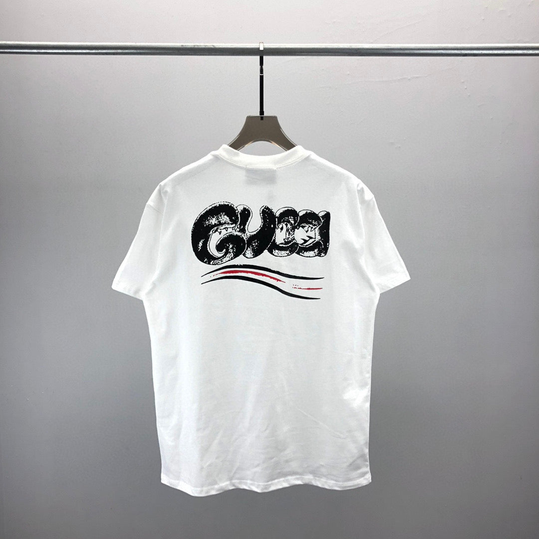 Camiseta Gucci White Details - Hype Franco Store