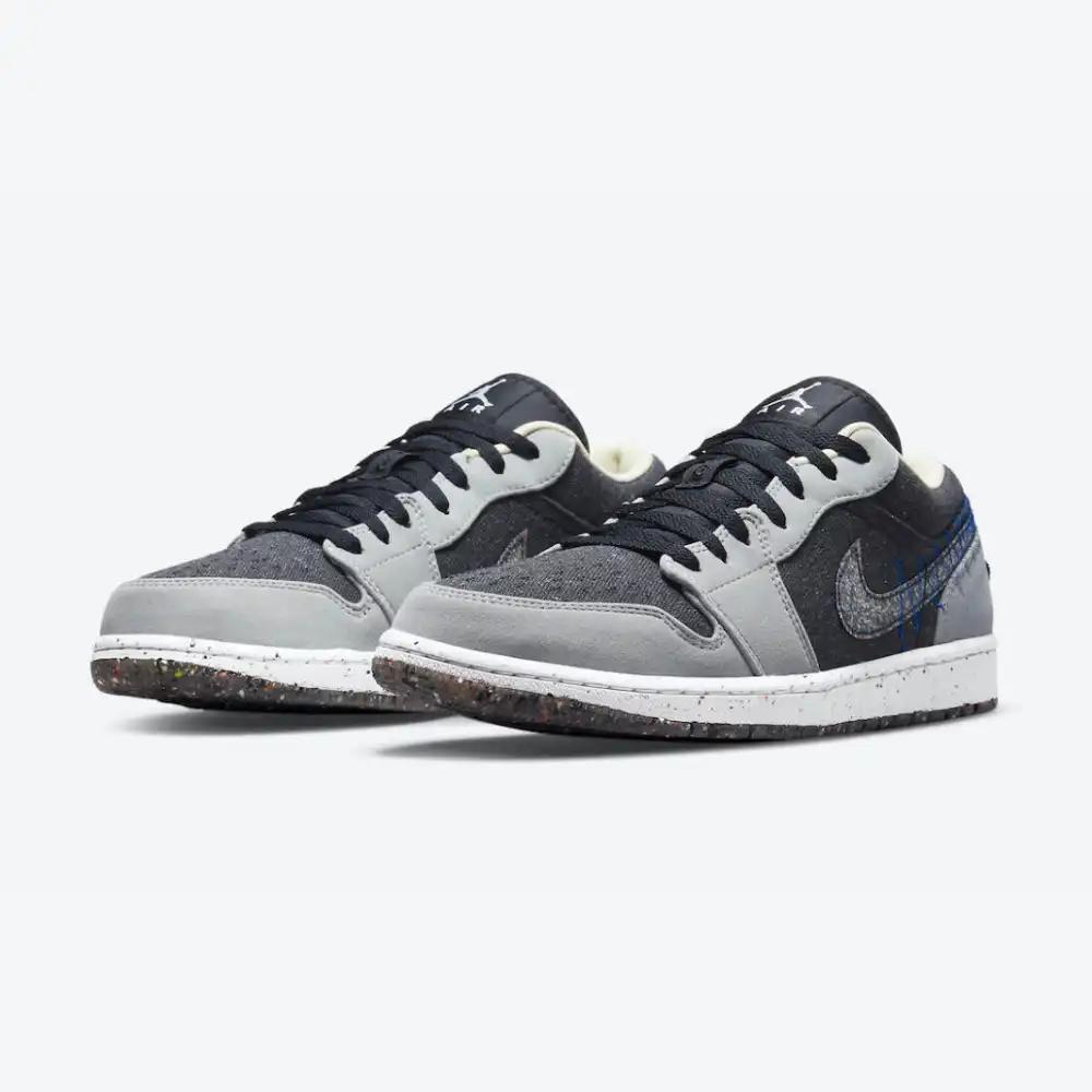 Air Jordan 1 Low Crater Black Gray