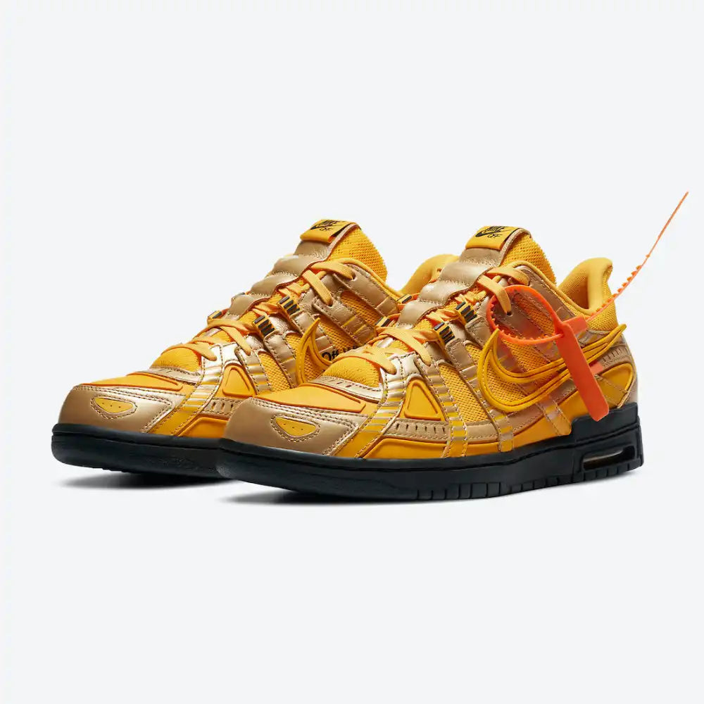 Nike Air Dunk x Off-White Rubber University Gold