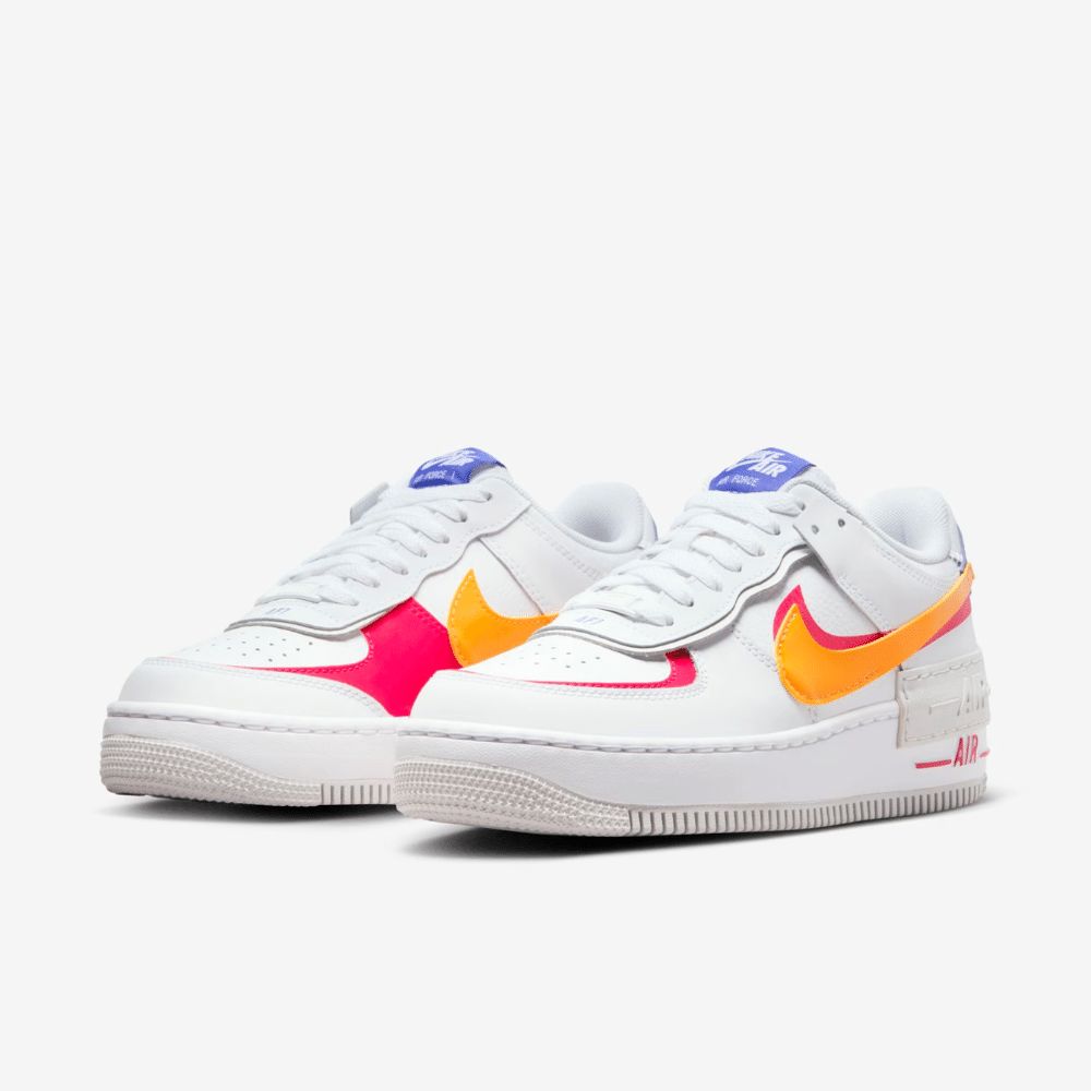 Nike Air Force 1 Shadow Blanco Reloj de sol Sirena Rojo