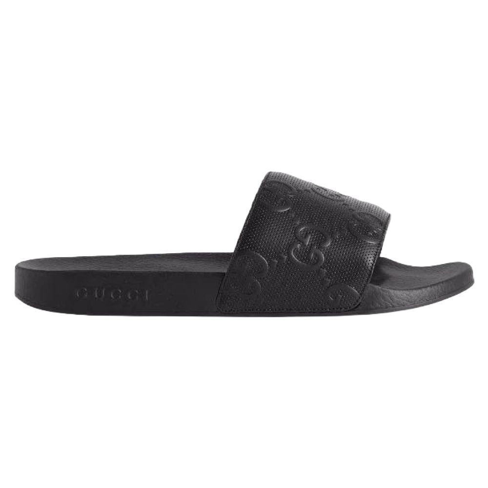 Chanclas Gucci Matelasse Negro