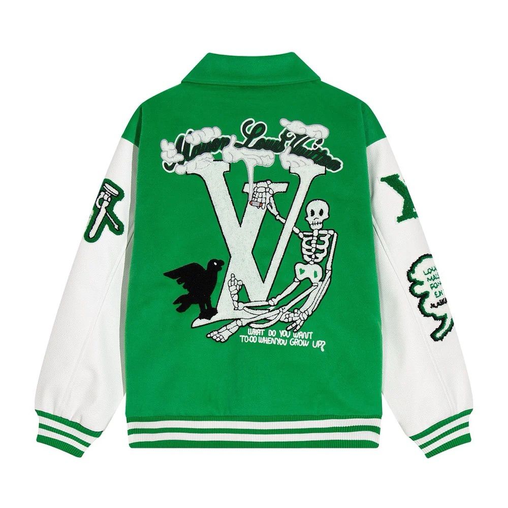 Jaqueta Louis Vuitton College Green and White - Hype Franco Store