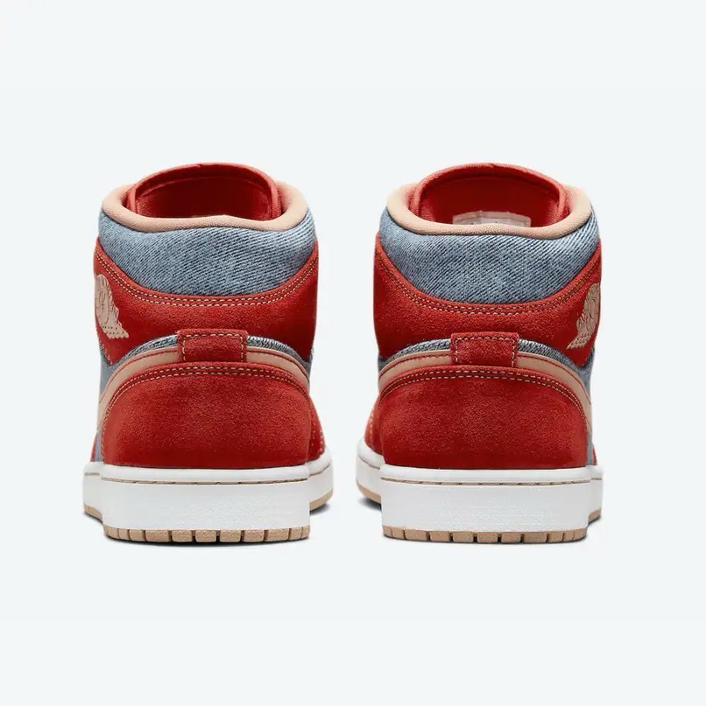 Air Jordan 1 Retro Mid Denim Red