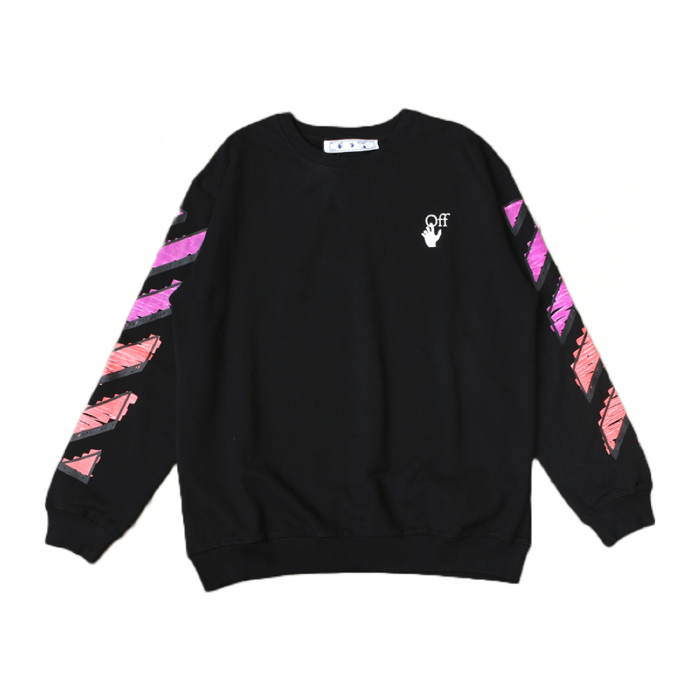 Off-White Black Crewneck Sweatshirt