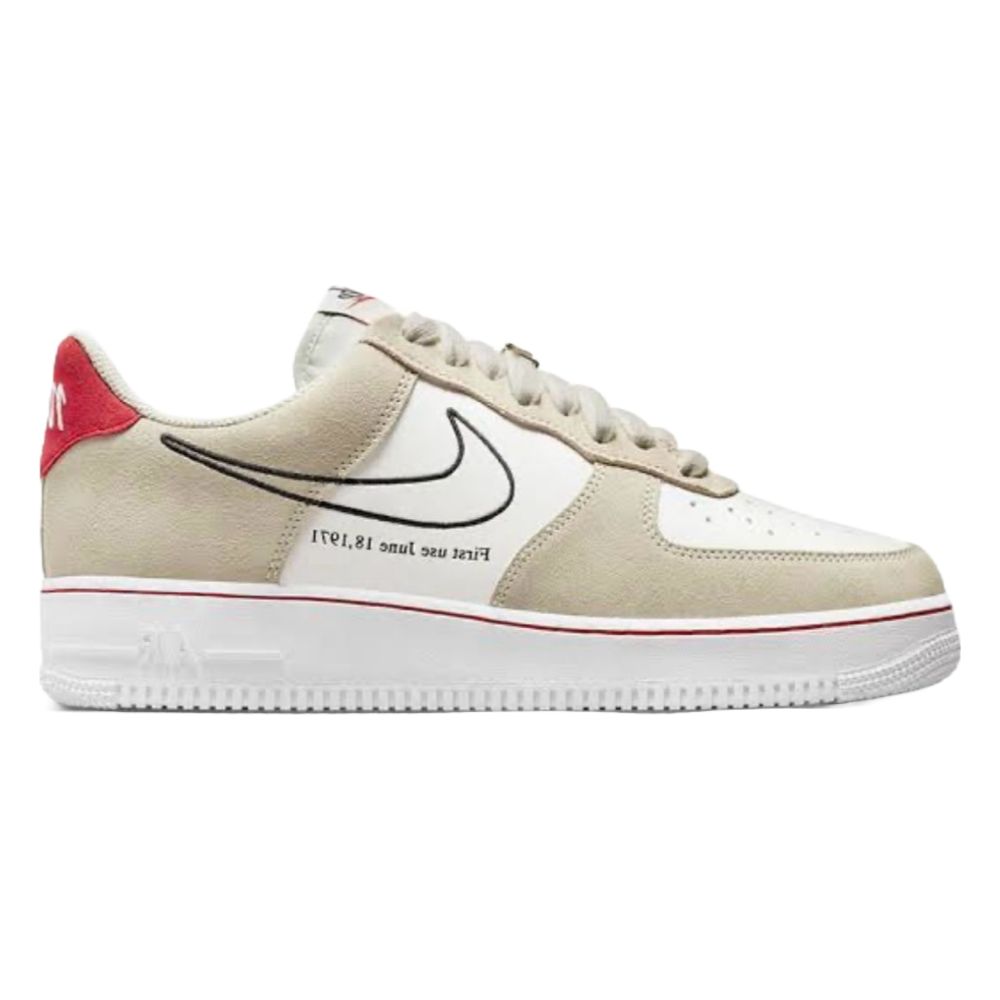 Nike Air Force 1 Low First Use Light Sail Red