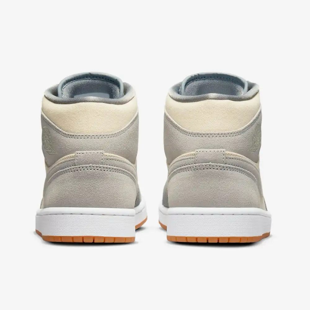 Air Jordan 1 Retro Mid SE Partícula de leche de coco Gris