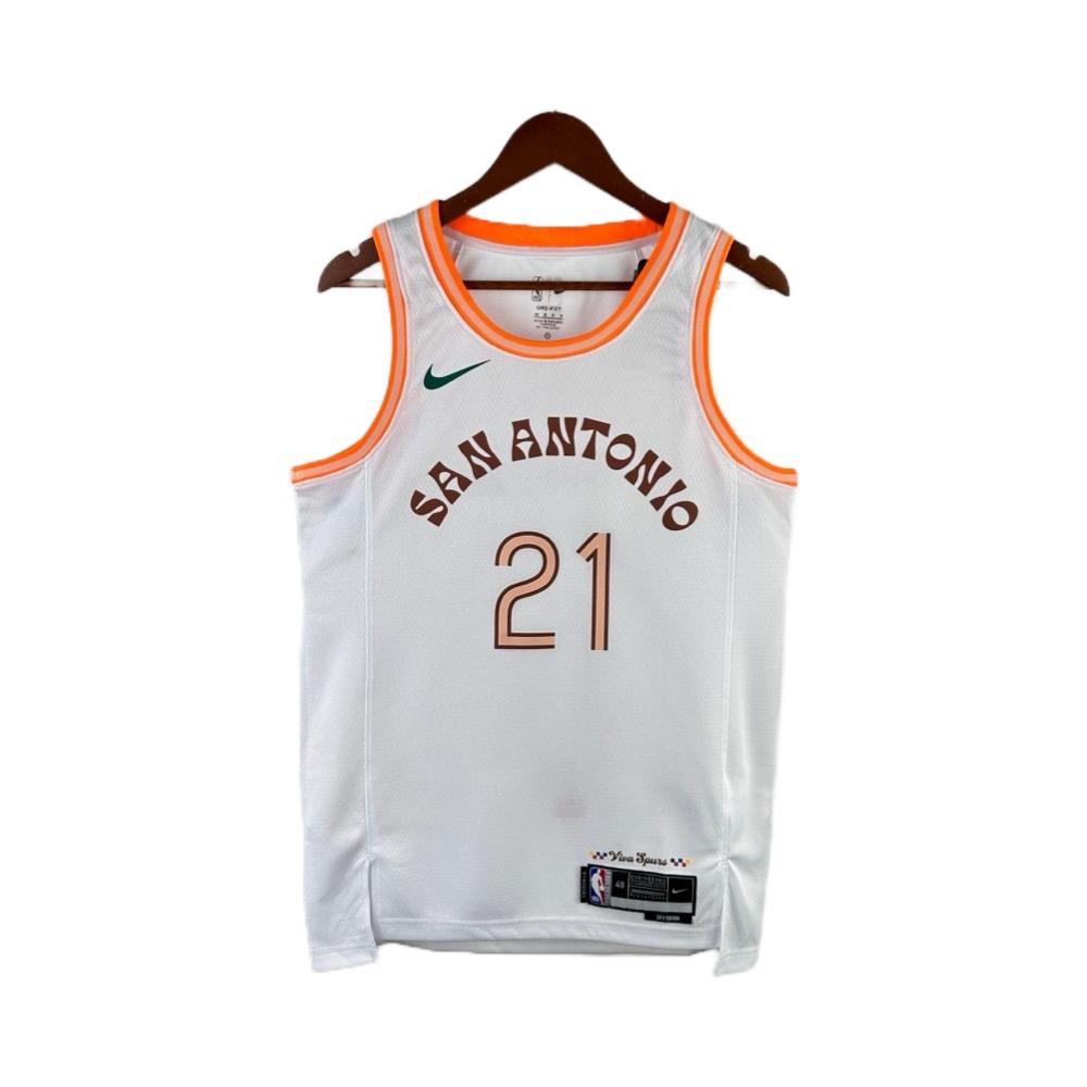 Jersey NBA Spurs 21 Duncan